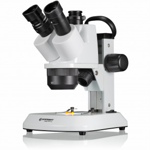 BRESSER Analyth STR Trino 10x - 40x trinokulares Stereo Mikroskop mit Auf- und Durchlicht